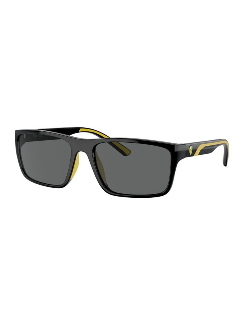 New Authentic Ferrari Scuderia Men's Black Rectangle Acetate Sunglasses